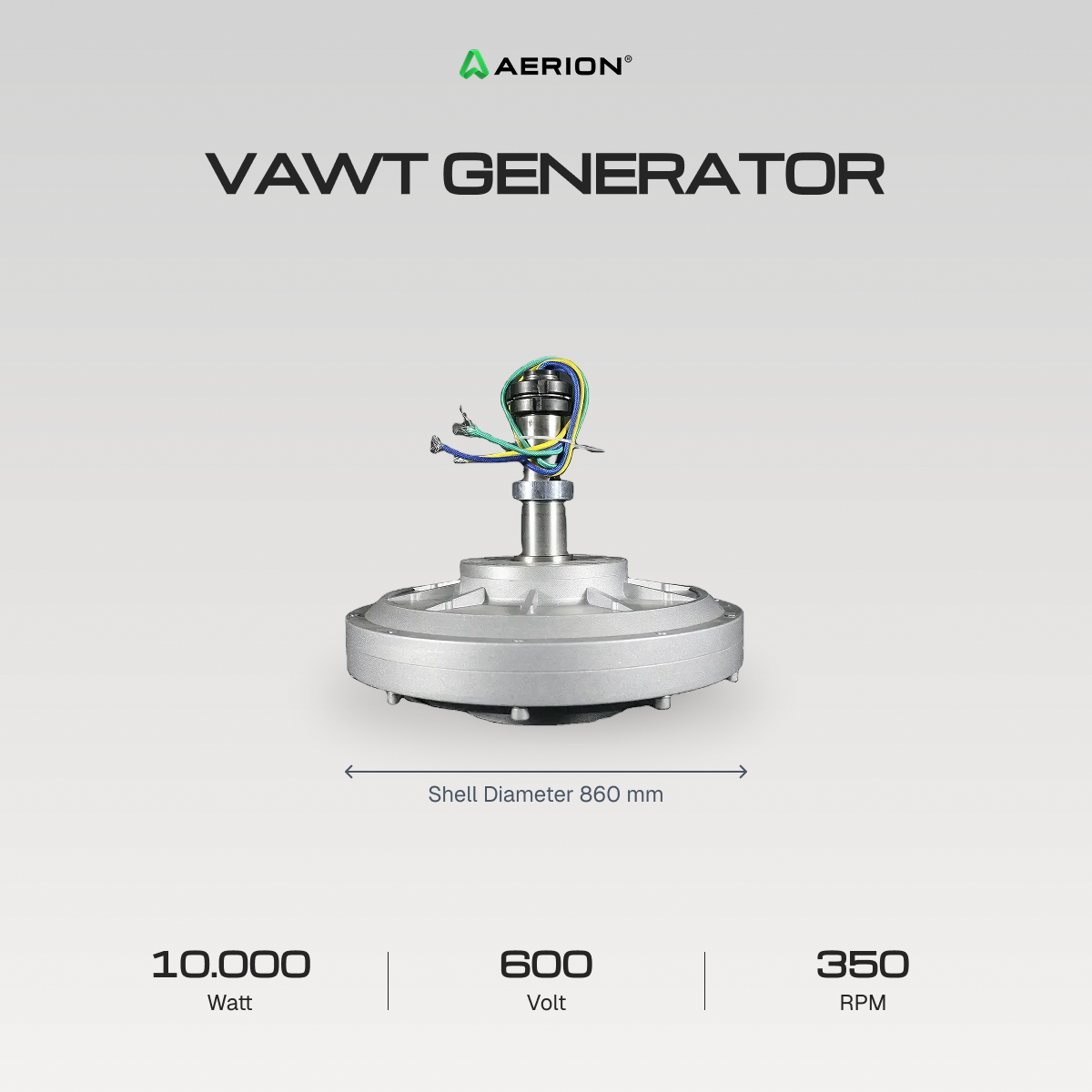 AFG - 10KW - 600V - 350RPM