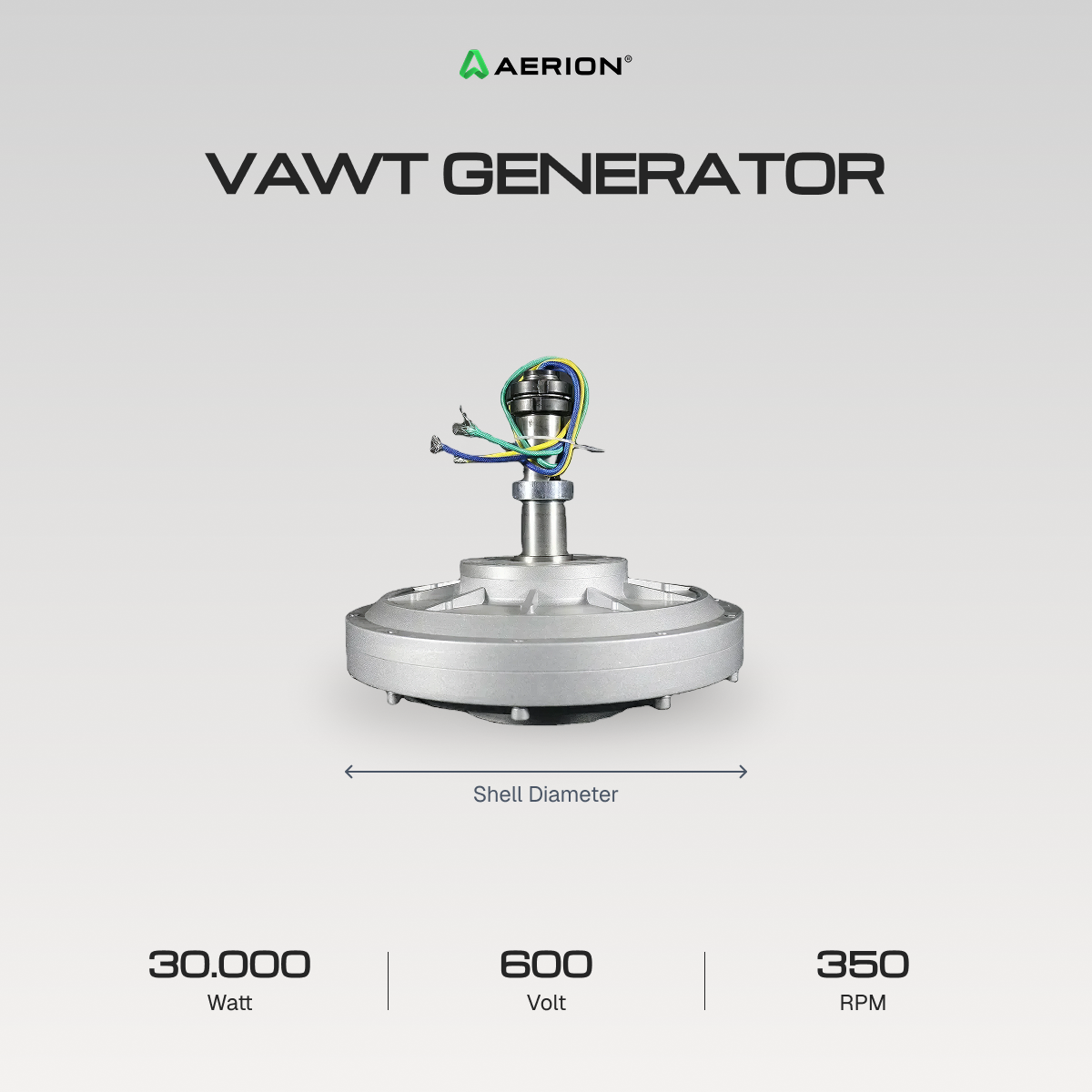 AFG - 50KW - 200 V - 350RPM