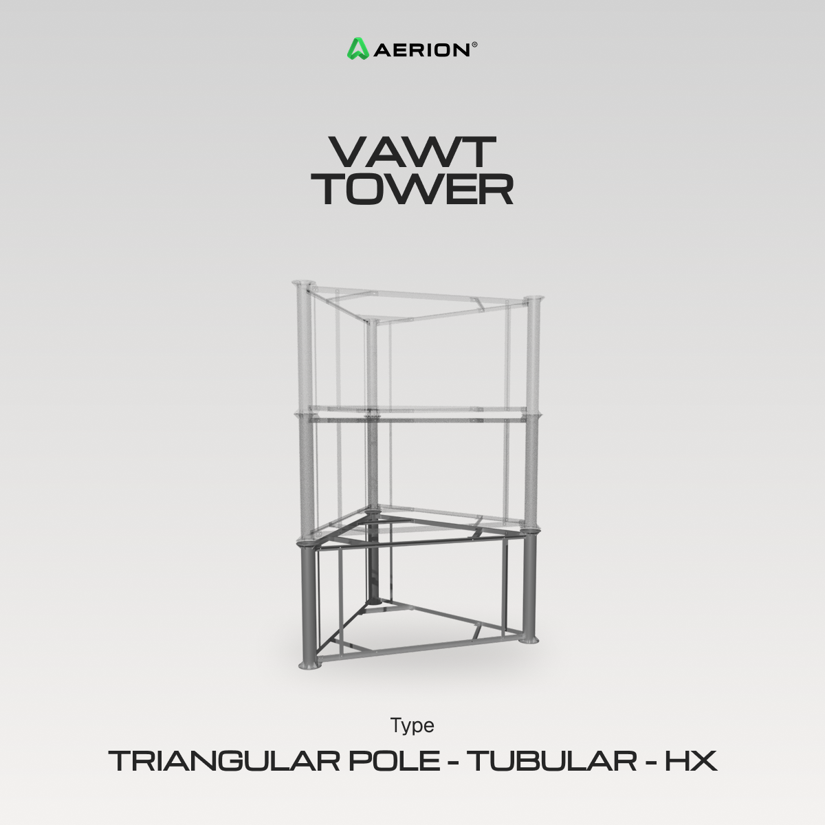 Triangular Pole - Tubular - HX